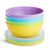 Munchkin Love-A-Bowls Toddler Feeding Set, Multi-Color, 10 Pack